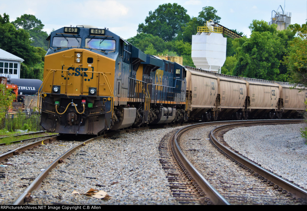 Grain Train Waits For A Crew